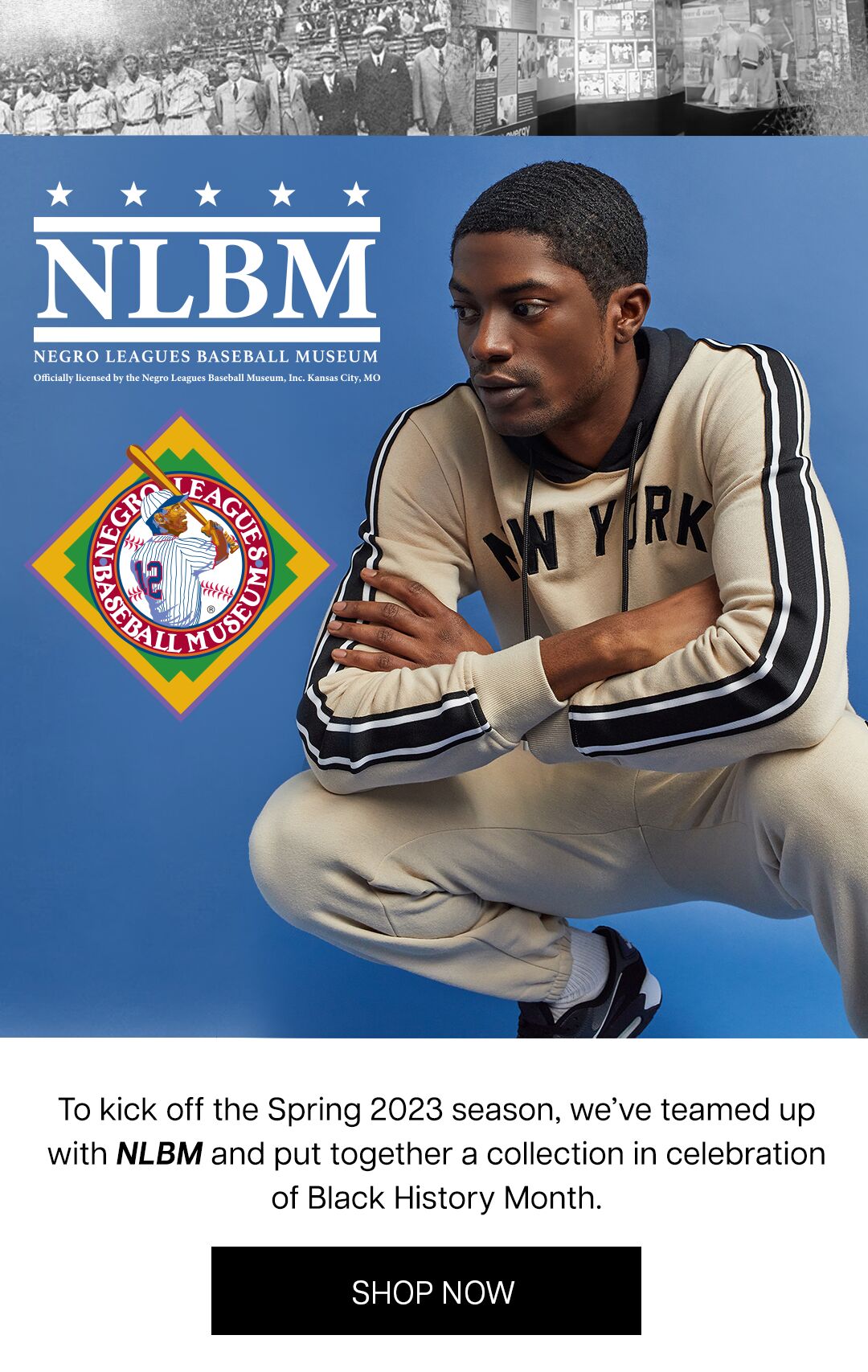 NLBM x REASON - NLBM NY Yankees Pullover Jersey